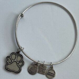 Alex + Ani Dog Paw Print bangle bracelet